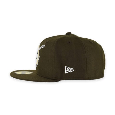 New Era 59Fifty San Diego Padres Friar Fitted Hat Brown - Image 4