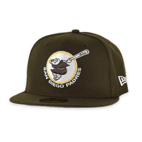 New Era 59Fifty San Diego Padres Friar Fitted Hat Brown