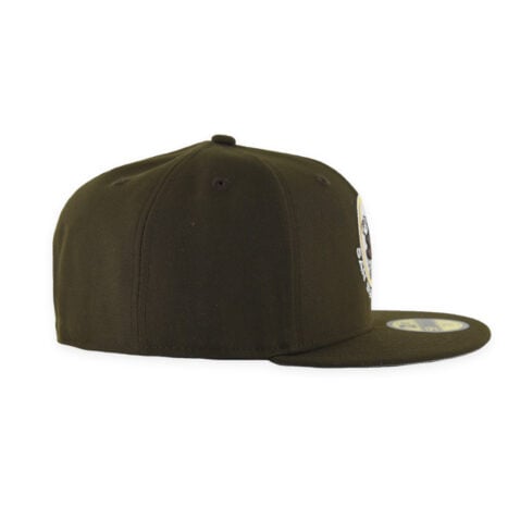 New Era 59Fifty San Diego Padres Friar Fitted Hat Brown - Image 6