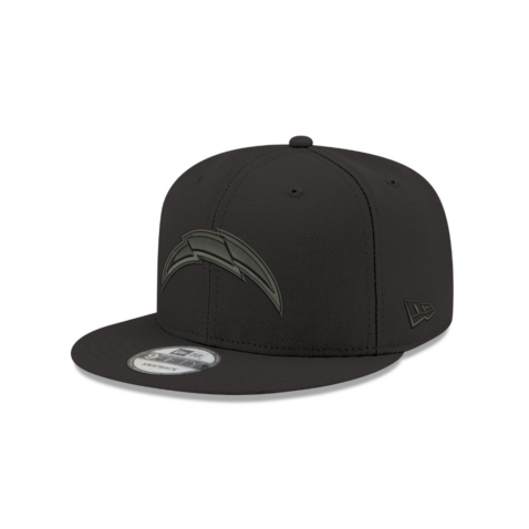 New Era 9Fifty Los Angeles Chargers League Basic Game Blackout Snapback Hat