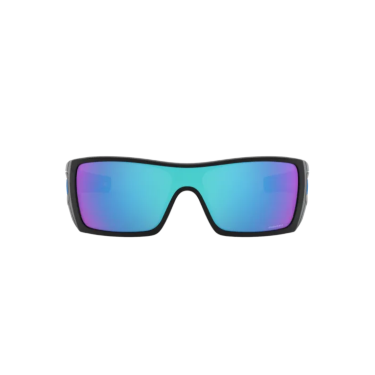 Oakley Batwolf Sunglasses Prizm Sapphire Lenses Polished Black