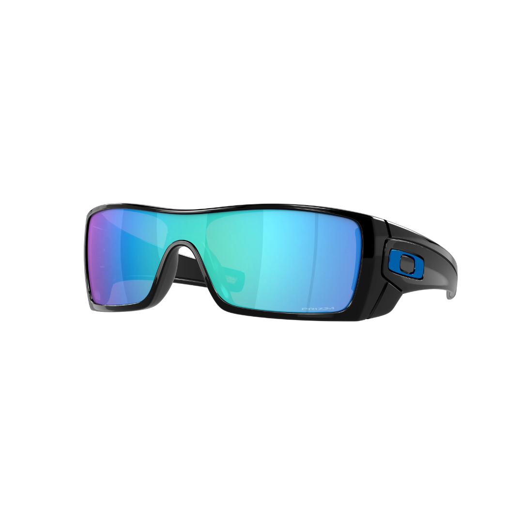 Oakley Batwolf Sunglasses Prizm Sapphire Lenses Polished Black Frame Oakley Batwolf Sunglasses Prizm Sapphire Lenses Polished Black Frame