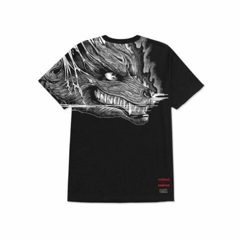 Primitive x Naruto Beast Big Print Short Sleeve T-Shirt Black - Image 2