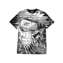 Primitive x Naruto Beast Big Print Short Sleeve T-Shirt Black