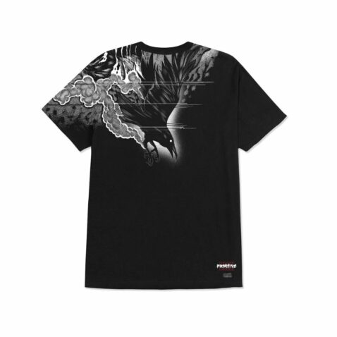 Primitive x Naruto Clones Itachi Big Print Short Sleeve T-Shirt Black - Image 2