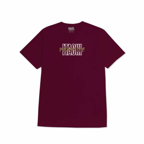 Primitive x Naruto Clones Itachi Short Sleeve T-Shirt Burgundy
