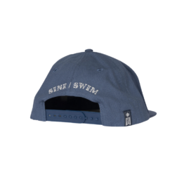 Salty Crew Hopper 5 Panel Snapback Hat Slate