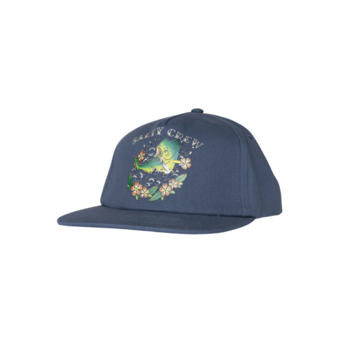 Salty Crew Hopper 5 Panel Snapback Hat Slate