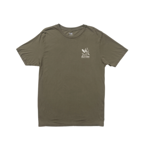 Salty Crew Pocket Knife Vintage Short Sleeve T-Shirt Dusty Olive Salty Crew Pocket Knife Vintage Short Sleeve T-Shirt Dusty Olive