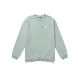 Salty Crew Stake Out Crewneck Fleece Sweater Mackerel Green