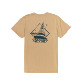 Salty Crew Vessel Classic Short Sleeve T-Shirt Khaki