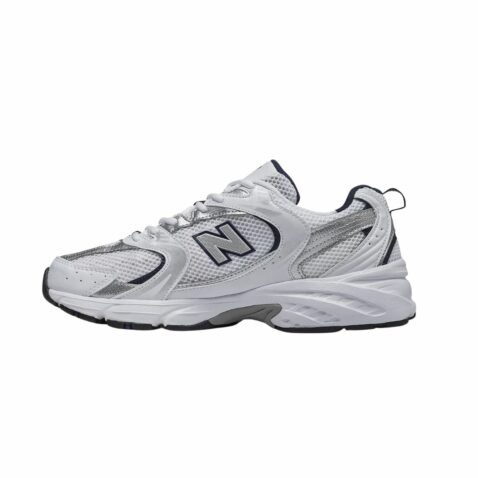 New Balance 530 Shoes White Blue - Image 3