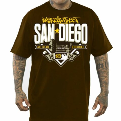 Dyse One Finest Tag Short Sleeve T-Shirt Brown