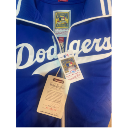 Mitchell & Ness Los Angeles Dodgers 1981 Batting Practice Jacket Royal Blue