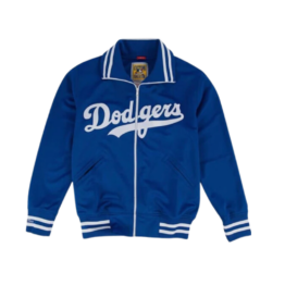 Mitchell & Ness Los Angeles Dodgers 1981 Batting Practice Jacket Royal Blue