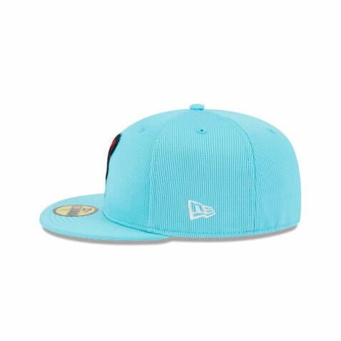 New Era 59Fifty Arizona Diamondbacks Spring Training 2025 Fitted Hat Teal - Image 4