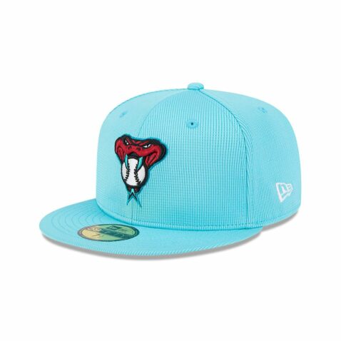 New Era 59Fifty Arizona Diamondbacks Spring Training 2025 Fitted Hat Teal