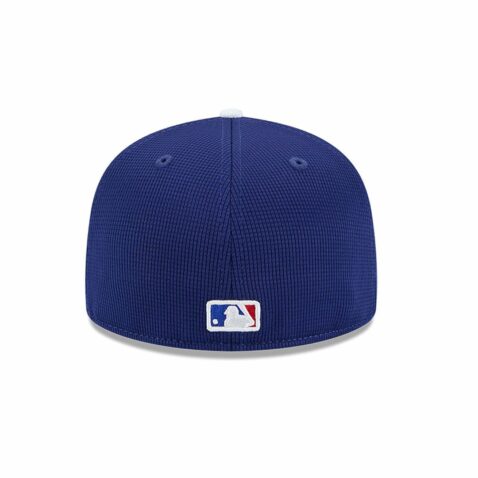 New Era 59Fifty Los Angeles Dodgers D Logo Spring Training 2025 Fitted Hat Dark Royal Blue - Image 5