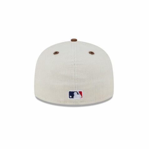 New Era 59Fifty San Diego Padres 2T Cord Fitted Hat White Brown - Image 5