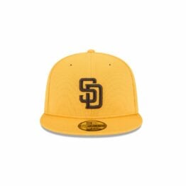 New Era 59Fifty San Diego Padres Spring Training 2025 Fitted Hat Yellow