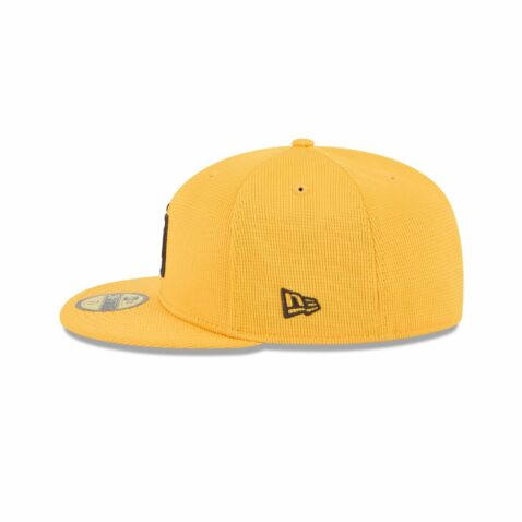 New Era 59Fifty San Diego Padres Spring Training 2025 Fitted Hat Yellow - Image 4