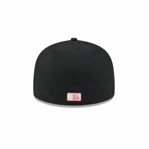 New Era 59Fifty San Diego Padres Tonal Koi Fitted Hat Black Pink - Image 5