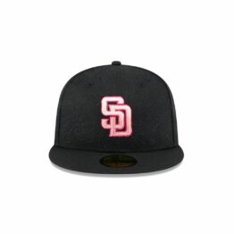 New Era 59Fifty San Diego Padres Tonal Koi Fitted Hat Black Pink