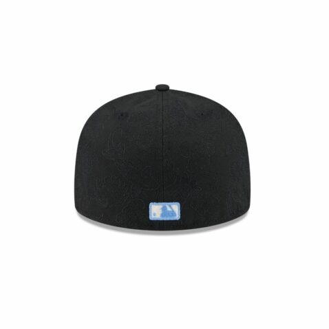 New Era 59Fifty Seattle Mariners Tonal Koi Fitted Hat Black Blue - Image 5