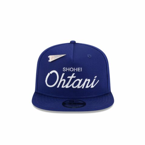 New Era 9Fifty Los Angeles Dodgers Shohei Ohtani PNN Pin Snapback Hat Dark Royal Blue
