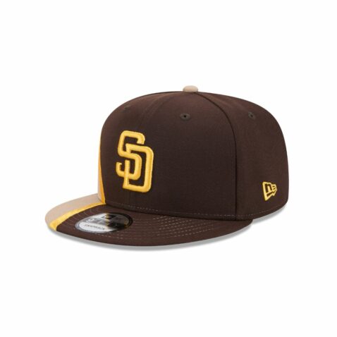 New Era 9Fifty San Diego Padres Fernando Tatis Jr PNN Sided Snapback Hat Brown Khaki
