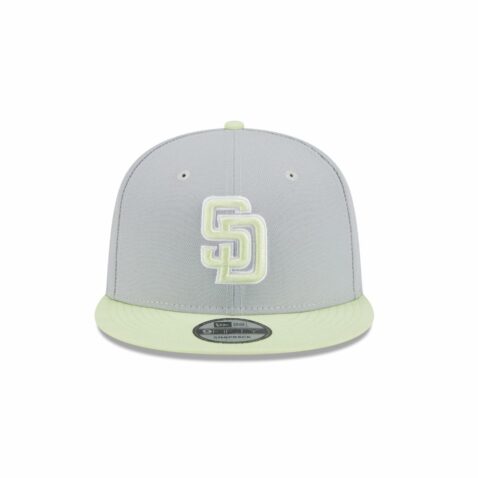 New Era 9Fifty San Diego Padres Two Tone Snapback Hat Silver PSP