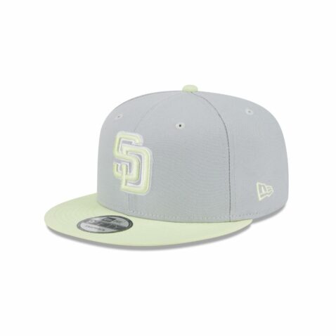 New Era 9Fifty San Diego Padres Two Tone Snapback Hat Silver PSP