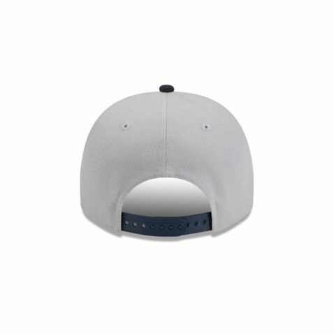 New Era 9Fifty Seattle Mariners Ken Griffey Jr PNN Center A-Frame Snapback Hat Gray Blue - Image 5