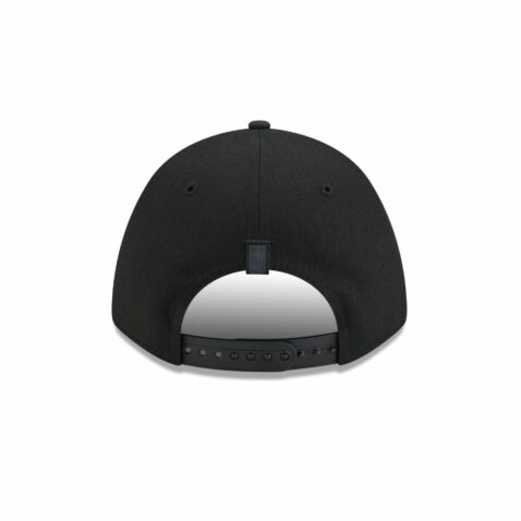 New Era 9Forty M-Crown Los Angeles Dodgers Flag A-Frame Snapback Hat Blackout - Image 5