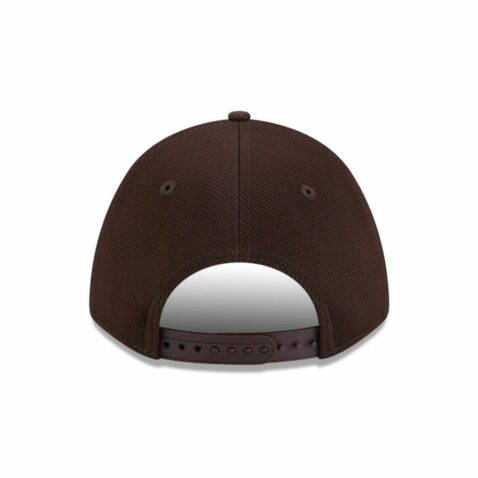 New Era 9Forty M-Crown San Diego Padres Batting Practice Snapback Hat Burnt Wood Brown Gold - Image 5
