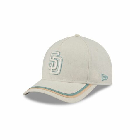 New Era 9Forty M-Crown San Diego Padres Neutral Hemp Strapback Hat White