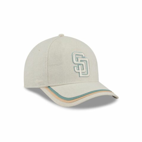 New Era 9Forty M-Crown San Diego Padres Neutral Hemp Strapback Hat White - Image 3