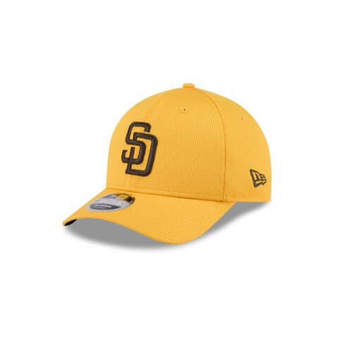 New Era 9Forty M-Crown San Diego Padres Spring Training 2025 Snapback Hat Yellow