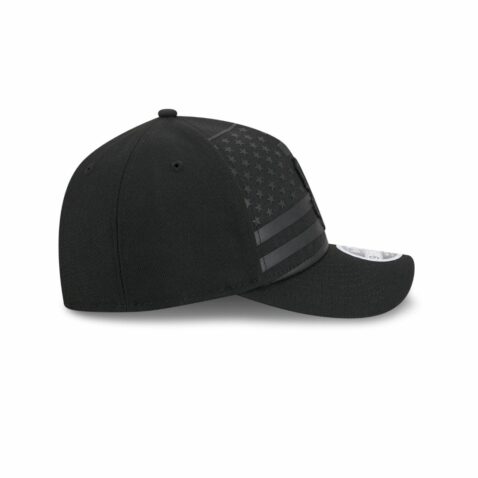 New Era 9Forty M-Crown San Francisco Giants Flag A-Frame Snapback Hat Blackout - Image 6