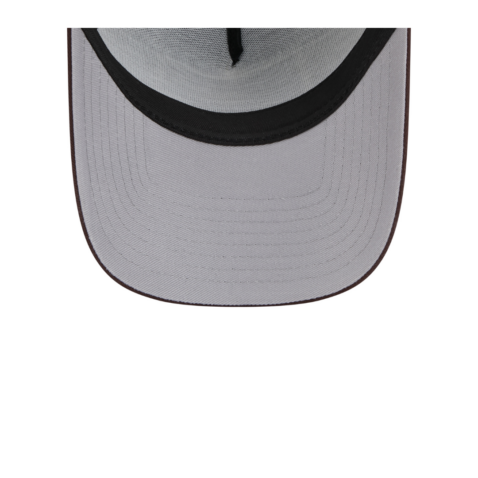 New Era 9Forty San Diego Padres Spring Training 2025 Patch A-Frame Mesh Trucker Snapback Hat Brown White - Image 7