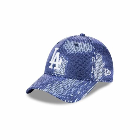 New Era 9Forty Women Los Angeles Dodgers Sequin Snapback Hat Blue