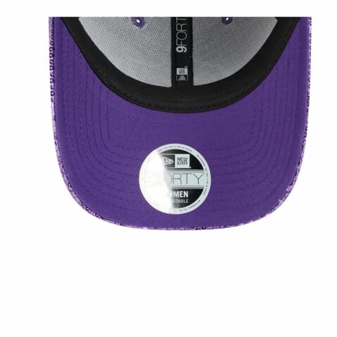 New Era 9Forty Women Los Angeles Lakers Sequin Snapback Hat Purple - Image 7