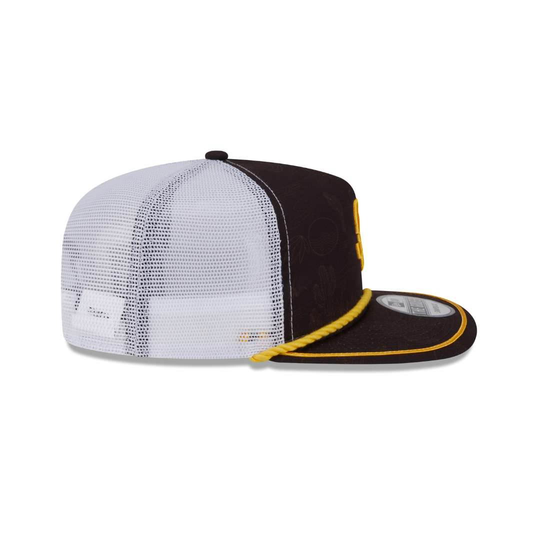 New Era Golfer San Diego Padres Icon Mesh Trucker Rope