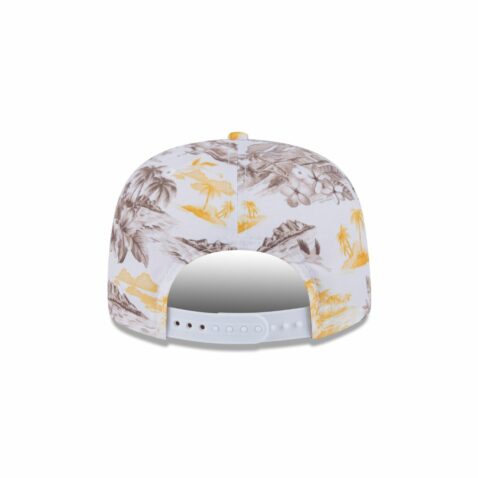 New Era Golfer San Diego Padres Printed Snapback Hat White - Image 5