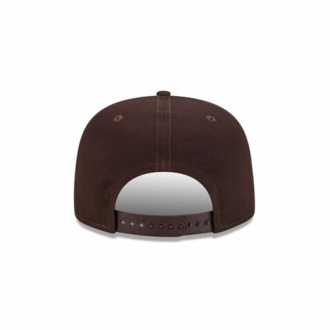 New Era Golfer San Diego Padres Team Text Snapback Hat Brown White - Image 5