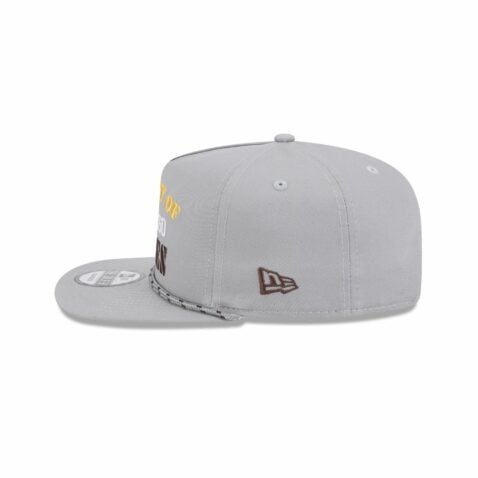 New Era Golfer San Diego Padres Vintage Snapback Hat Gray - Image 4