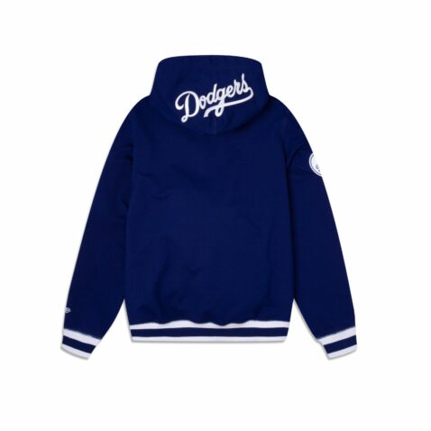 New Era Los Angeles Dodgers Evergreen Pullover Hoodie Dark Royal Blue - Image 6