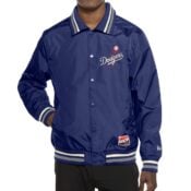 New Era Los Angeles Dodgers G1 Throwback Jacket Dark Royal Blue