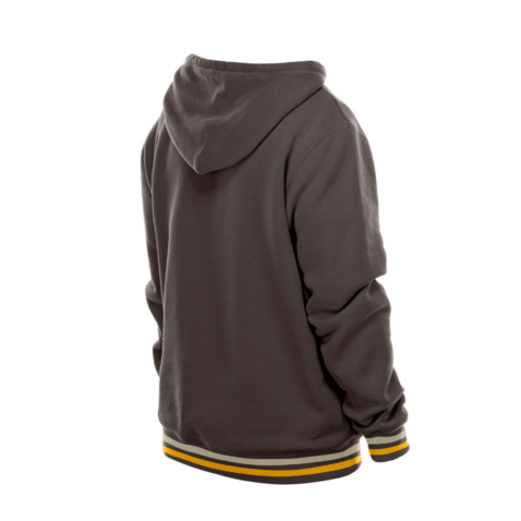 New Era San Diego Padres Established Pullover Hoodie Brown White - Image 3