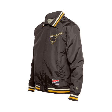 New Era San Diego Padres G1 Throwback Jacket Brown Gold New Era San Diego Padres G1 Throwback Jacket Brown Gold